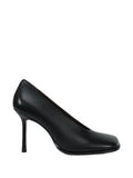 POTAMY square-toe leather pumps