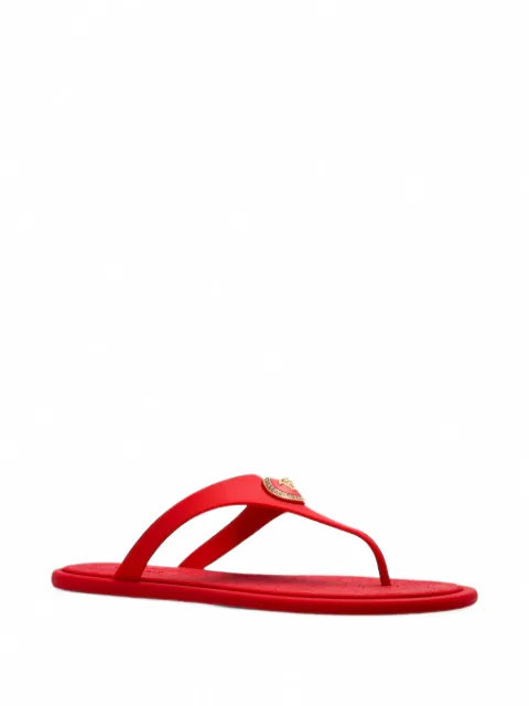 Versace Alia rubber flat sandals