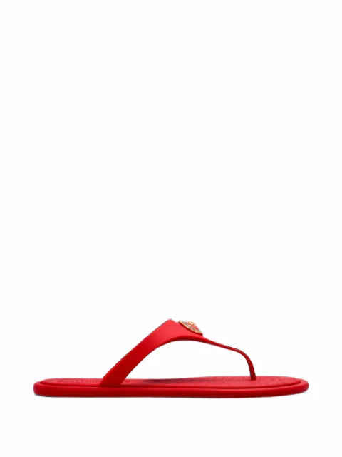 Versace Alia rubber flat sandals
