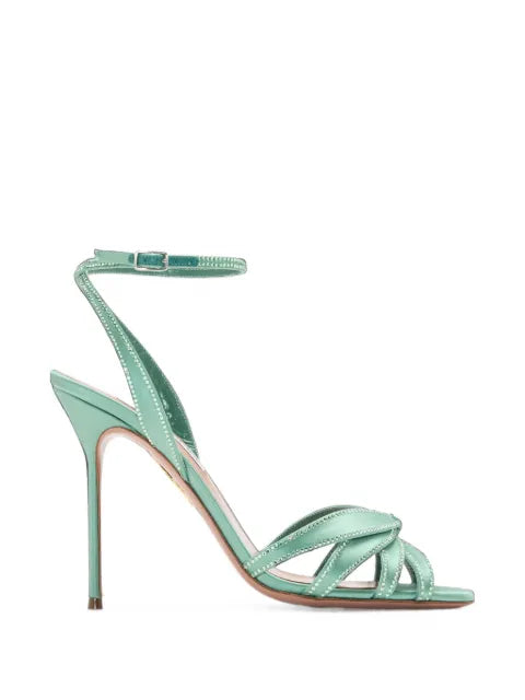 Aquazzura Soulmate Crystal sandals 105