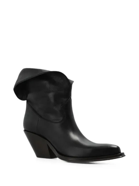 Chloé Azelan embroidered leather cowboy boots