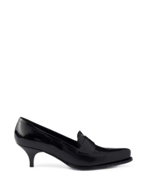 Prada Brushed leather loafers