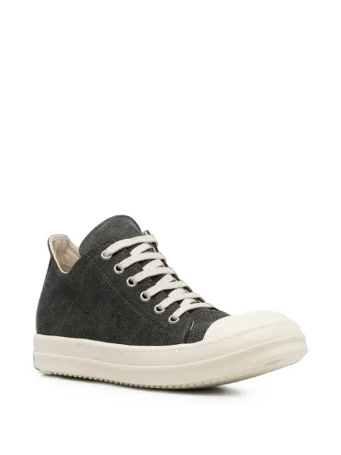 Rick Owens DRKSHDW canvas low-top sneakers
