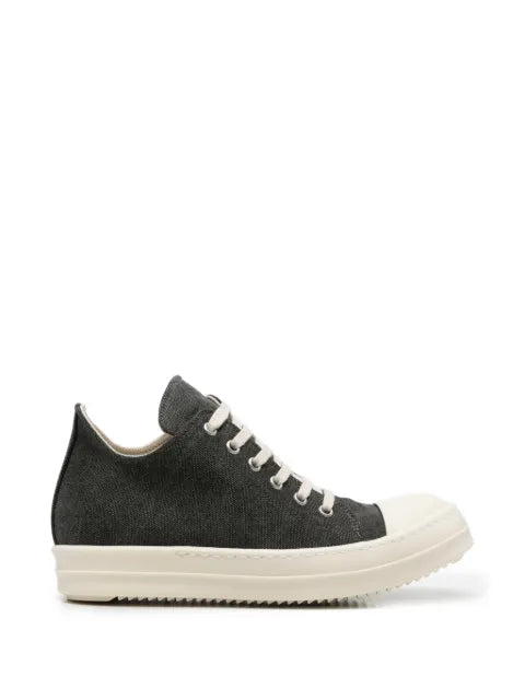 Rick Owens DRKSHDW canvas low-top sneakers