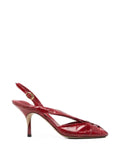 Jacquemus The Poisson leather slingback pumps
