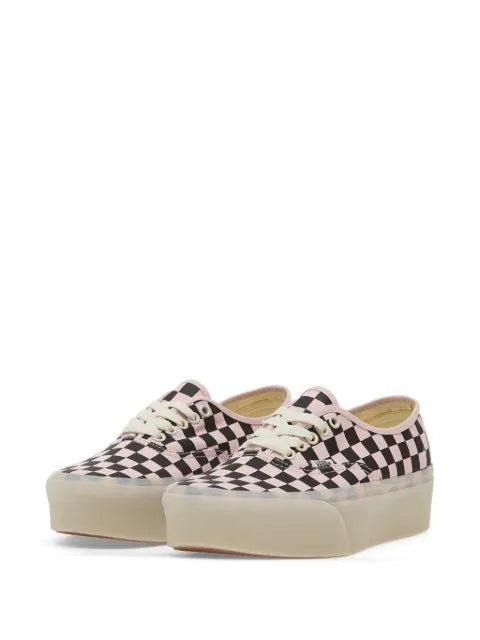 Vans checkerboard-print platform sneakers