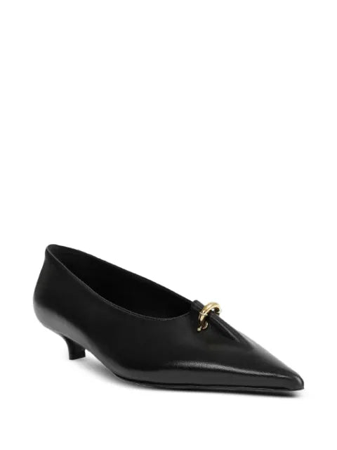 TOTEME Pierced nappa pumps