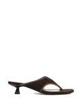 BIMBA Y LOLA brown suede heeled sandals