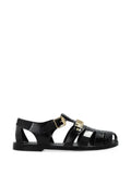 Moschino logo-plaque sandals