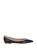 Valentino Garavani Rockstud point-toe flat pumps