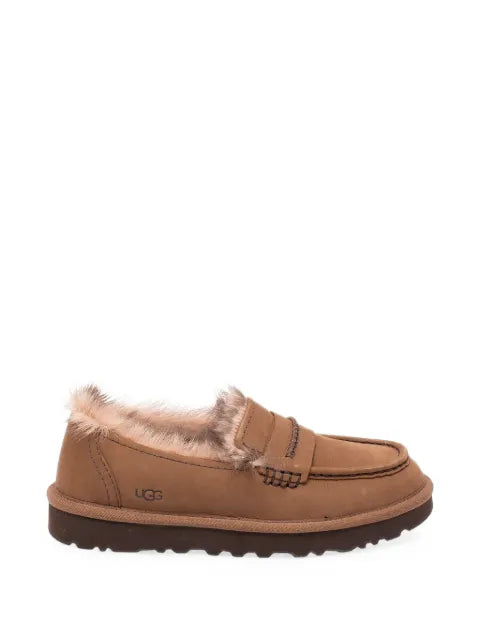 UGG Ellis shearling-trim loafers