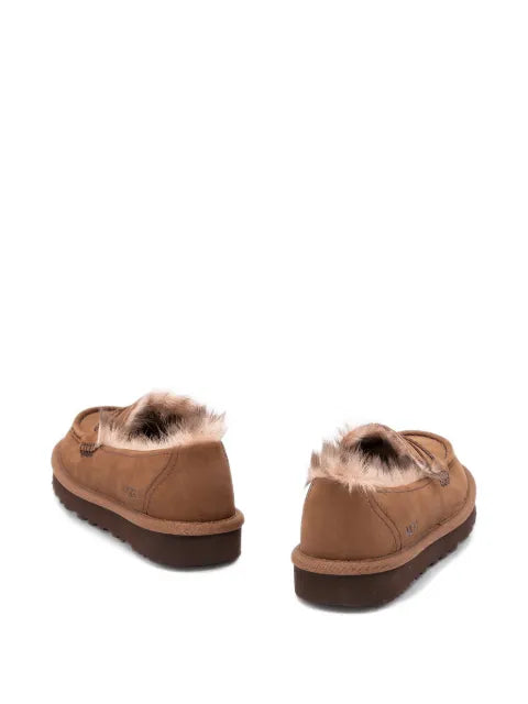 UGG Ellis shearling-trim loafers