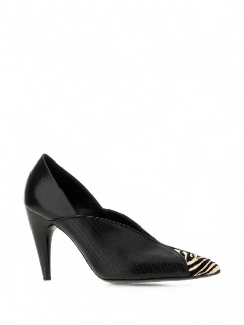ISABEL MARANT Luza zebra-print pumps