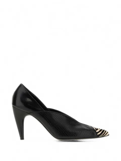 ISABEL MARANT Luza zebra-print pumps