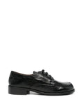 ANGEL ALARCON lace-up crinkled-effect derby shoes