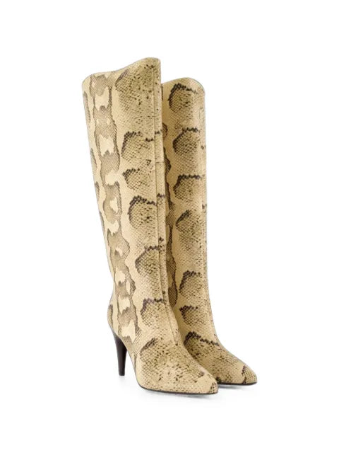 ISABEL MARANT Jany snake-effect boots