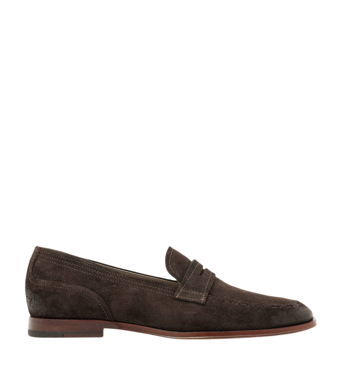 AllSaints Suede Jules Stitch Loafers