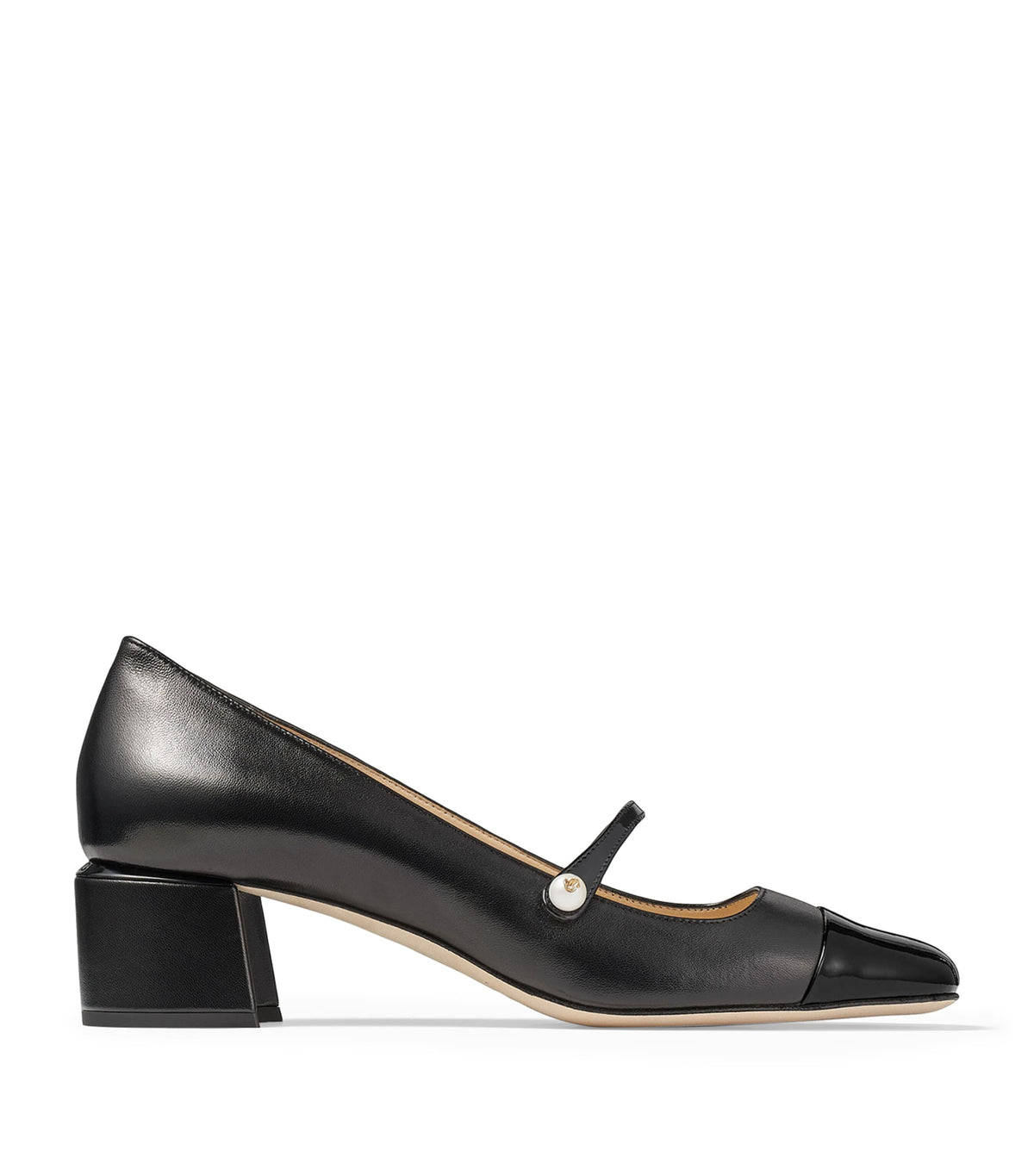 Jimmy Choo Elisa 45 Leather Mary Jane Pumps