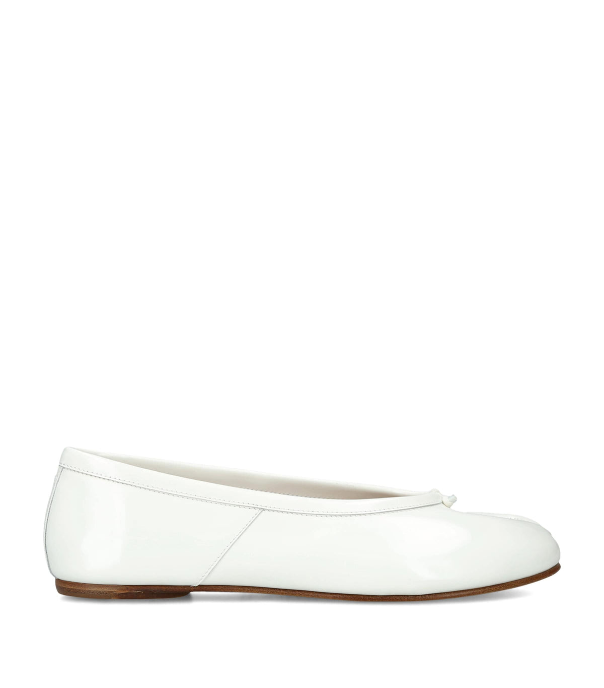 Maison Margiela Leather Tabi Ballet Flats