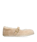 Birkenstock Shearling Santa Clarita Ballet Flats (Regular Fit)