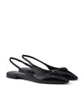 Prada Brushed Leather Slingback Ballet Flats 10
