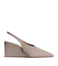 Alaïa Suede Cube Slingback Wedges 75