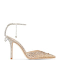 Jimmy Choo Saeda 100 Crystal Embellished Pumps