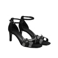 Hermès Marly 80 Sandal - Black (with snake/printed detail)