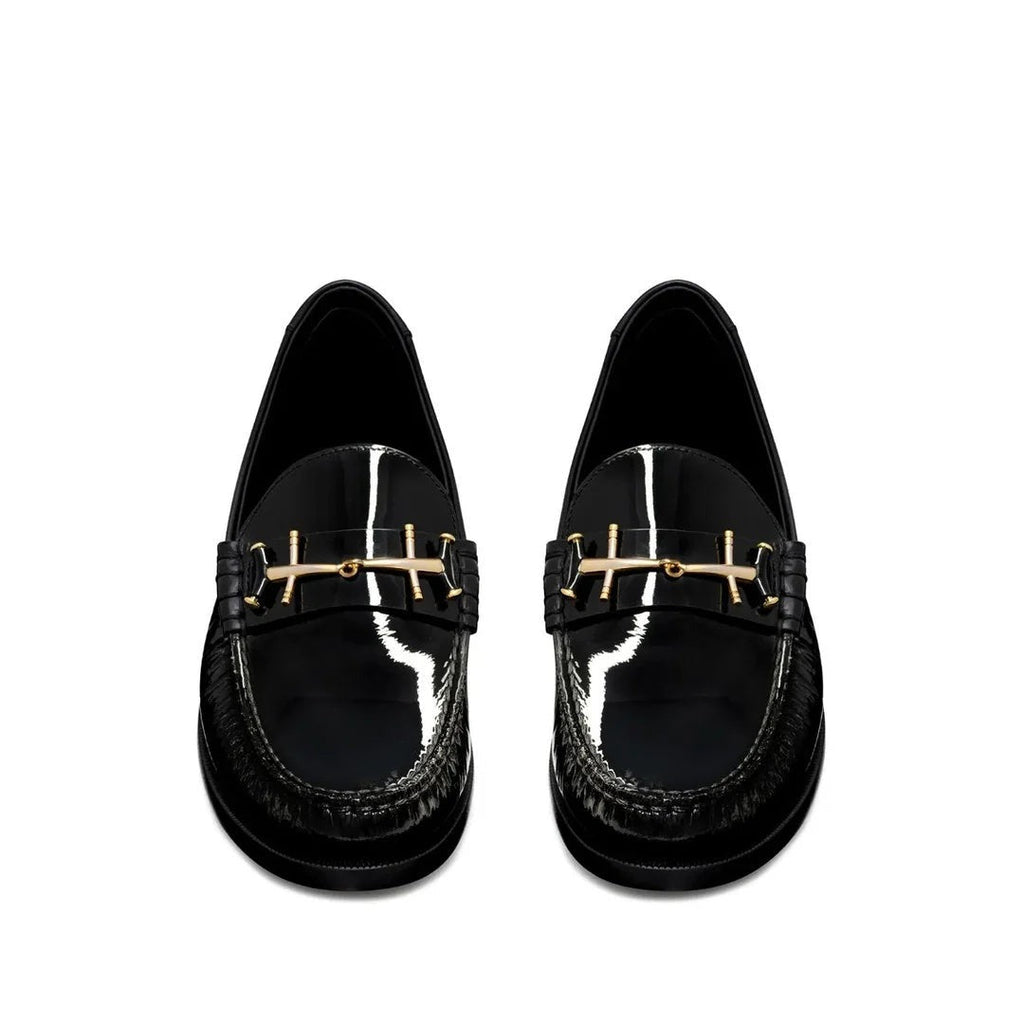 Saint Laurent Le Loafer Loafers - Black patent with horsebit