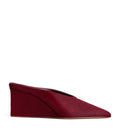 Alaïa Calf Hair Cube Wedge Mules 75