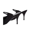 Prada Mules En Cuir - Black satin slingback (different model)