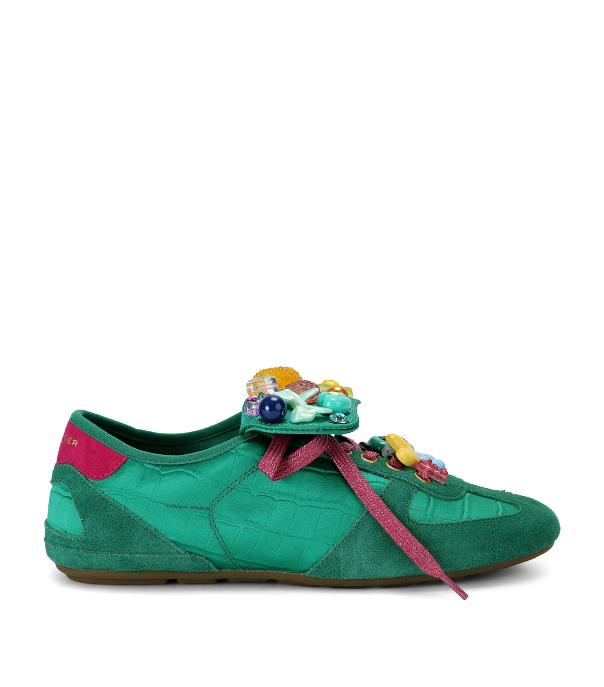 Kurt Geiger London Satin Printed Wembley Sneakers