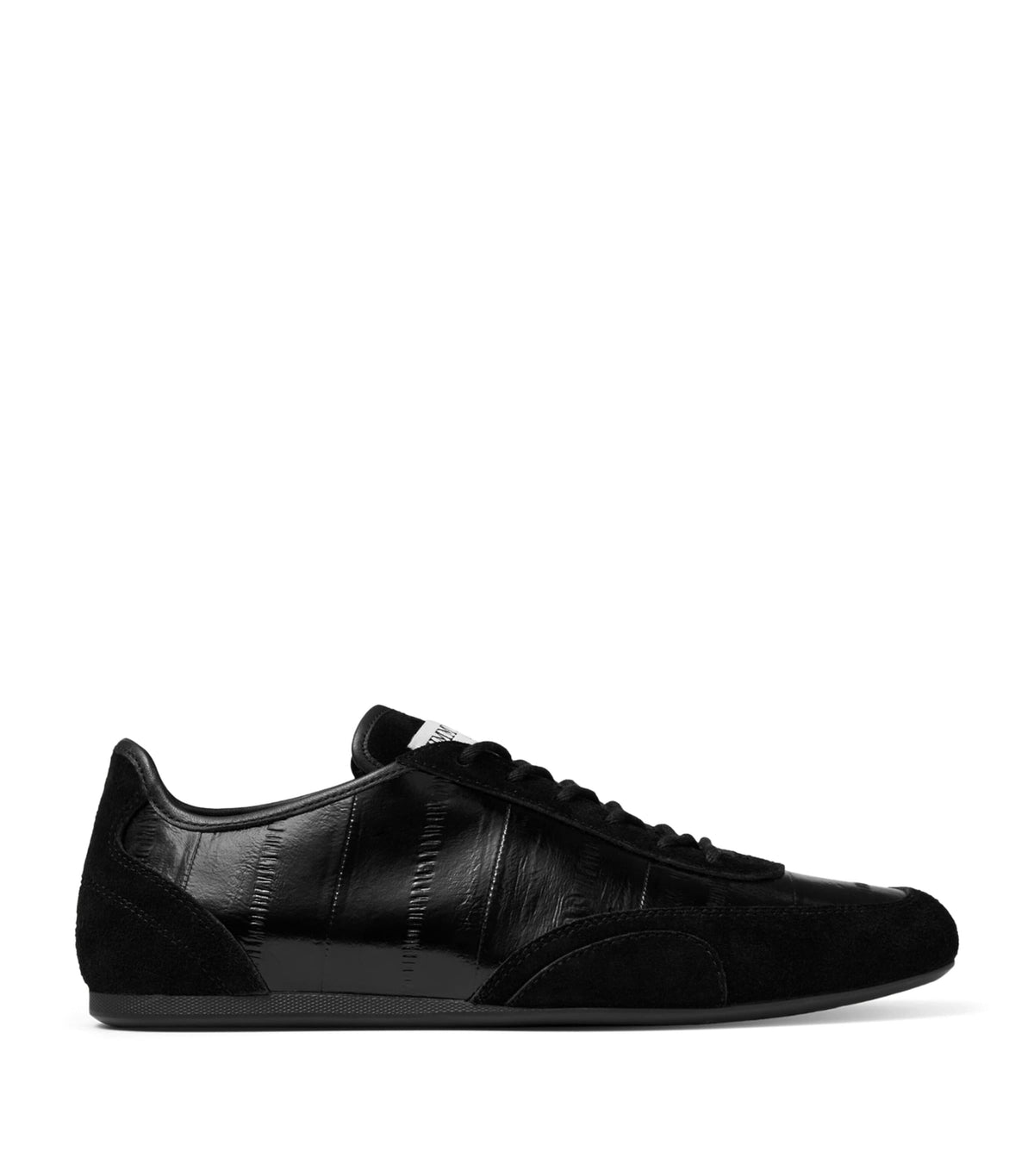 Jimmy Choo Sunny F Leather-Suede Sneakers