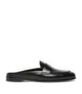 Max Mara Leather Logo-Hardware Mules