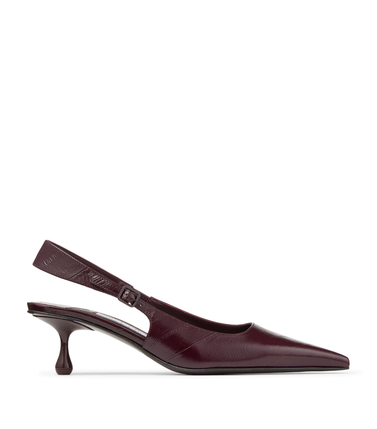 Jimmy Choo Amel 50 Leather Slingback Pumps