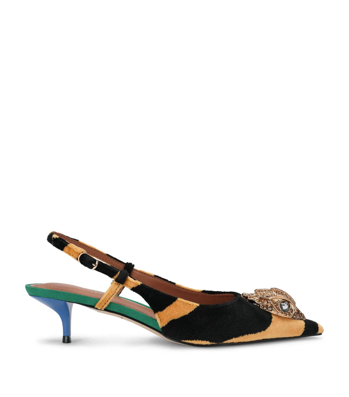 Kurt Geiger London Velvet Velsize Slingbacks