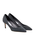 Jimmy Choo Romy 60 Black Suede Pumps - Gray