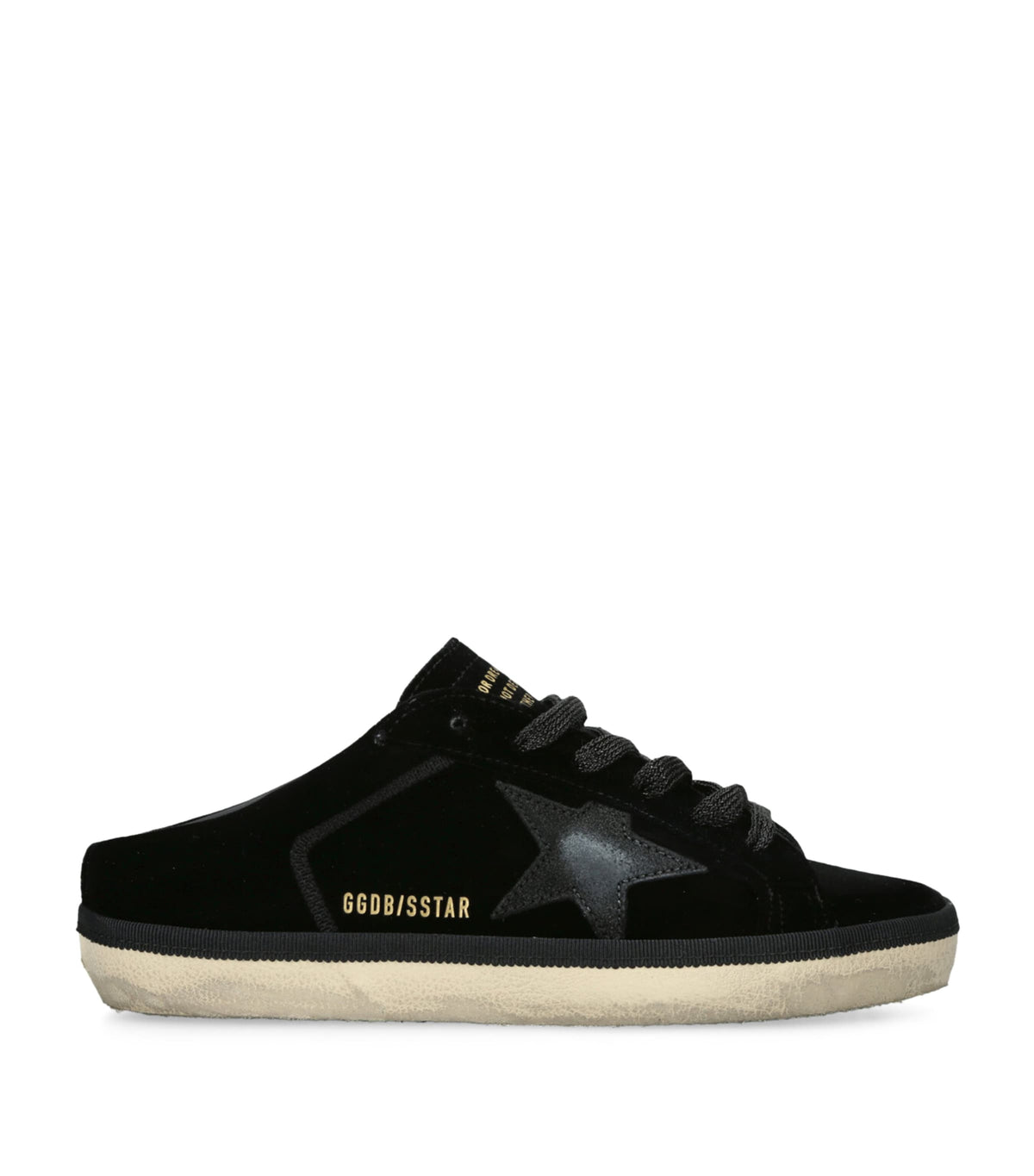 Golden Goose Velvet Super-Star Sabot Sneakers