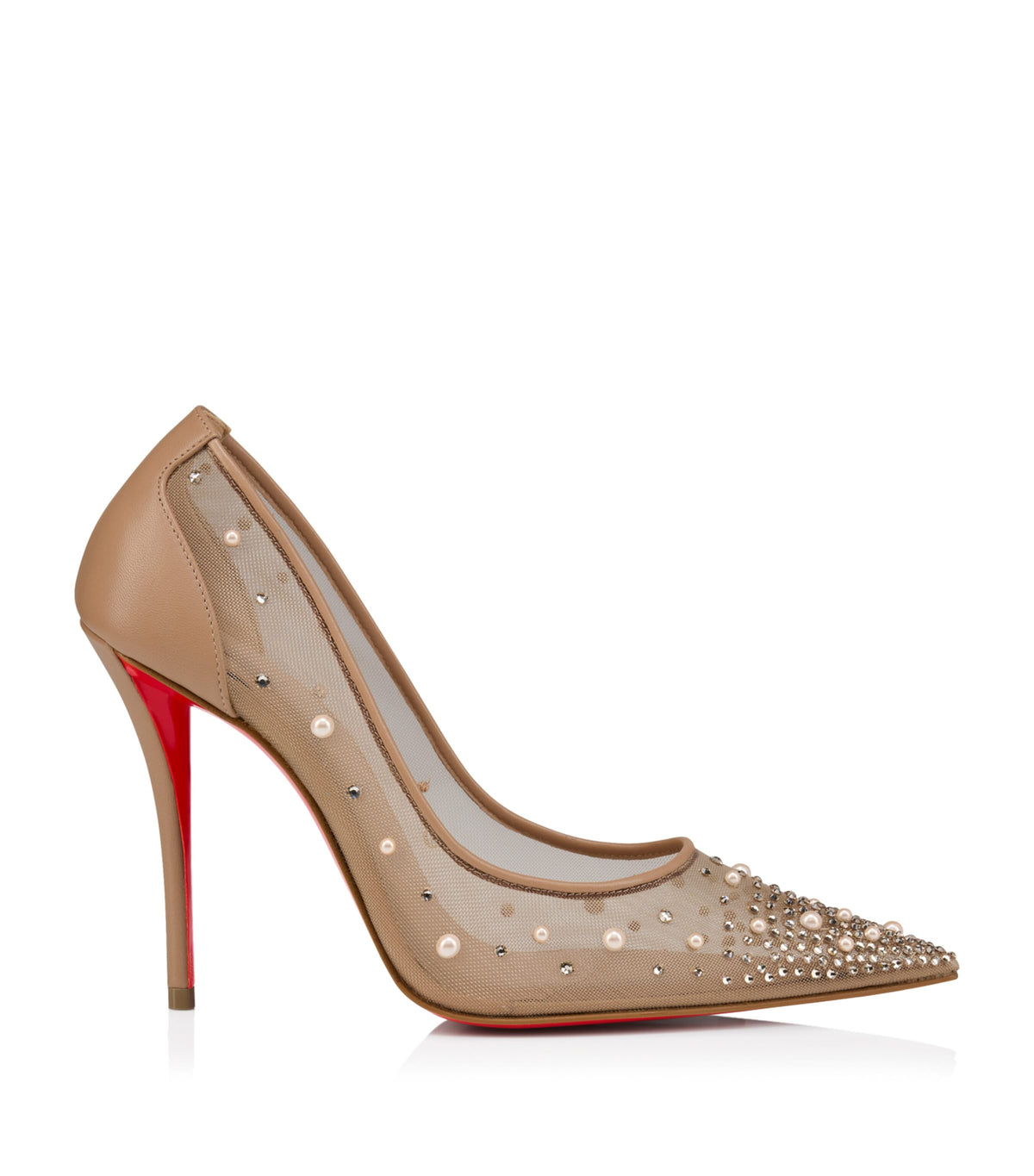 Christian Louboutin Miss Z Degrastrass Leather Pumps 100