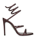 René Caovilla Satin Crystal-Embellished Cleo Sandals 105
