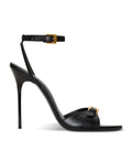 Balmain Calfskin Anthem Heeled Sandals 95