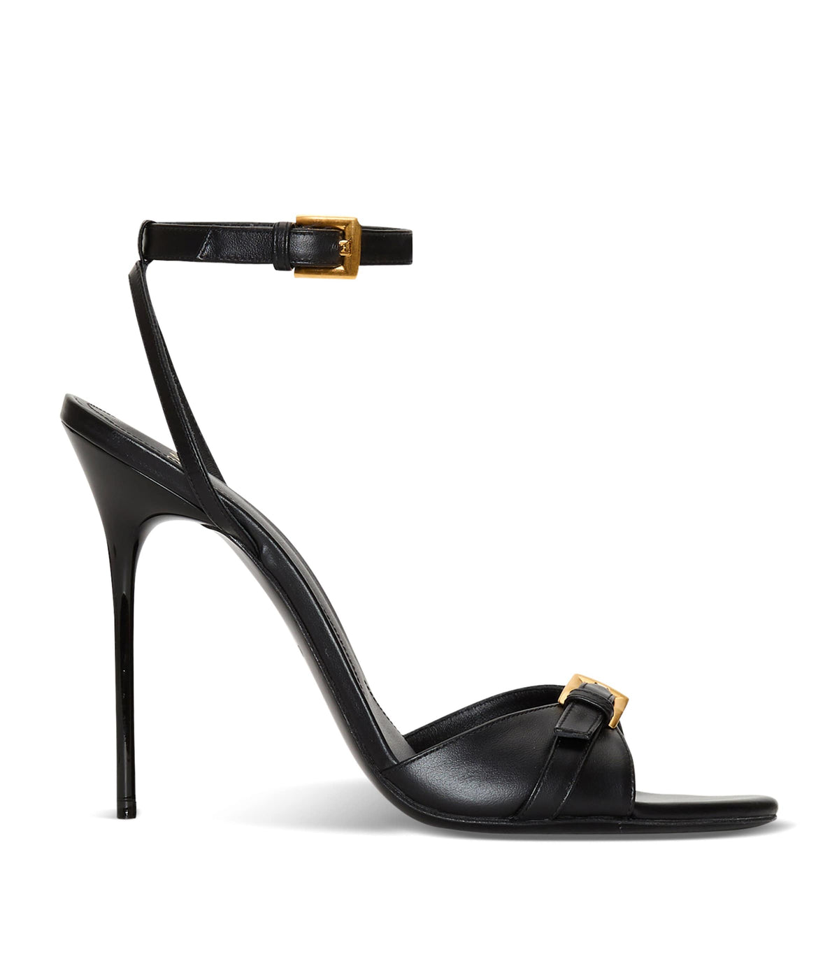 Balmain Calfskin Anthem Heeled Sandals 95