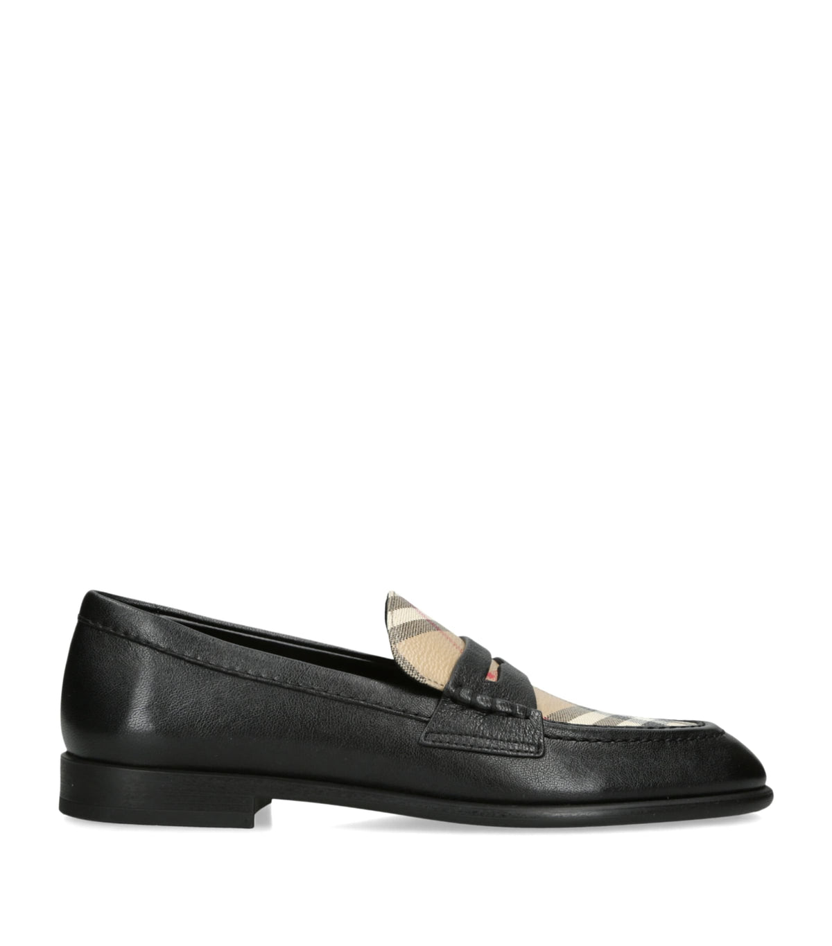 Burberry Leather Check Opal Loafers