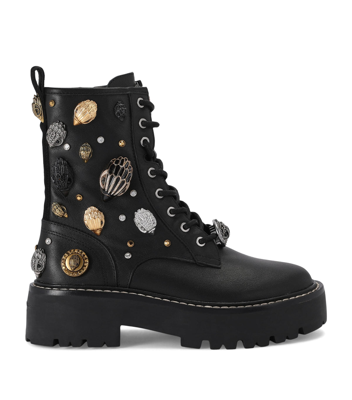 Kurt Geiger London Leather Woolwich Eagle Boots
