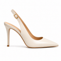 Cassiela Bianca Slingback — Ivory