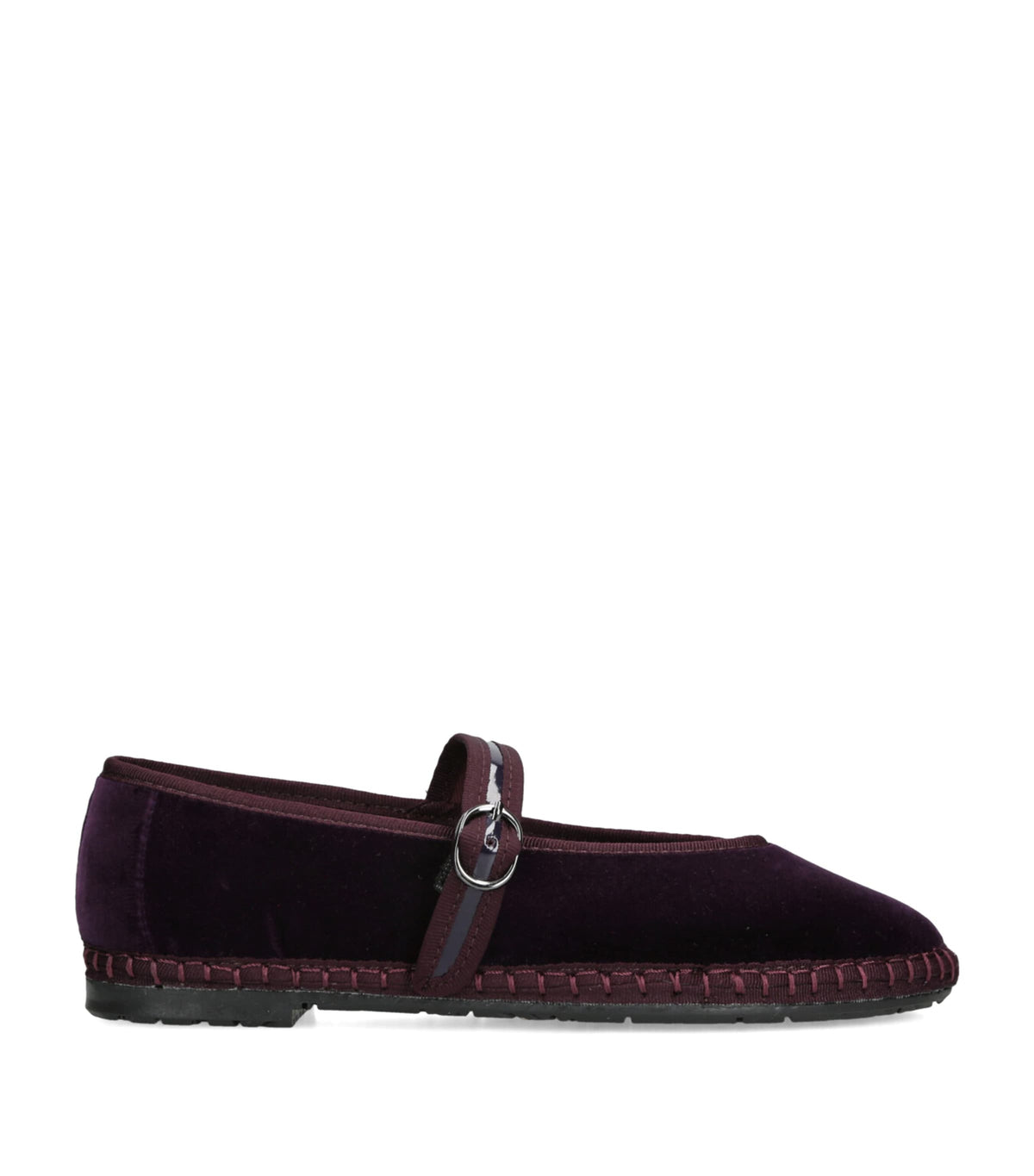 Flabelus Velvet Pierre Mary Janes