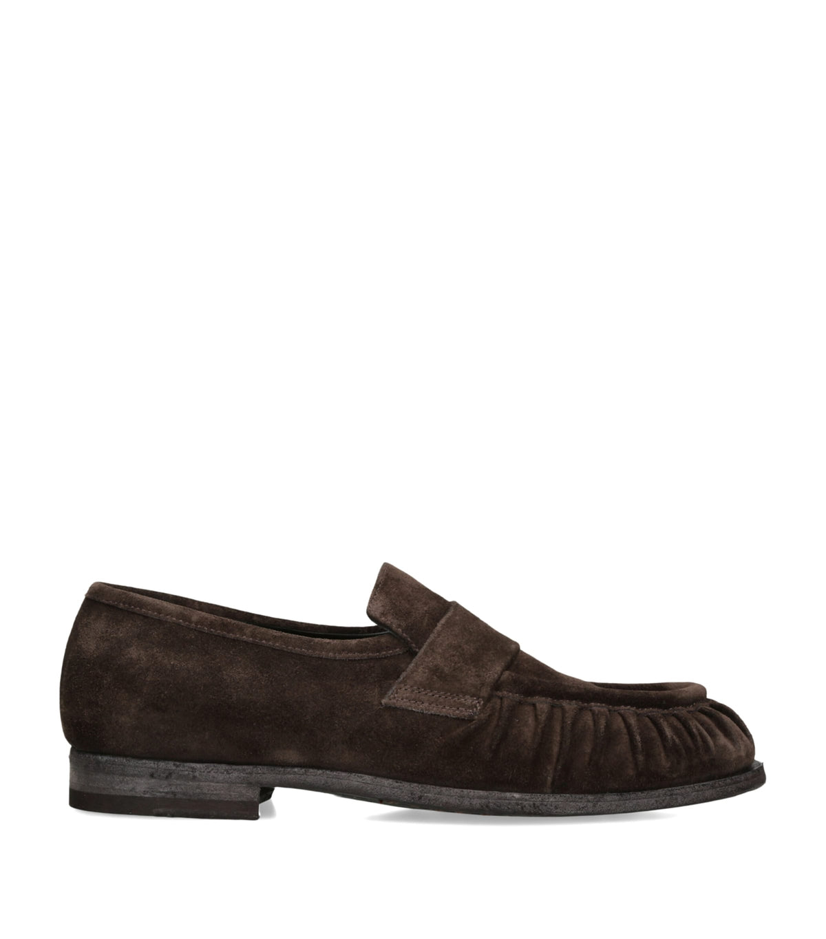 Officine Creative Suede Solitude Penny Loafers