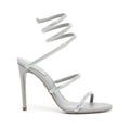René Caovilla Cleo Rhinestone-Embellished Sandal - Silver