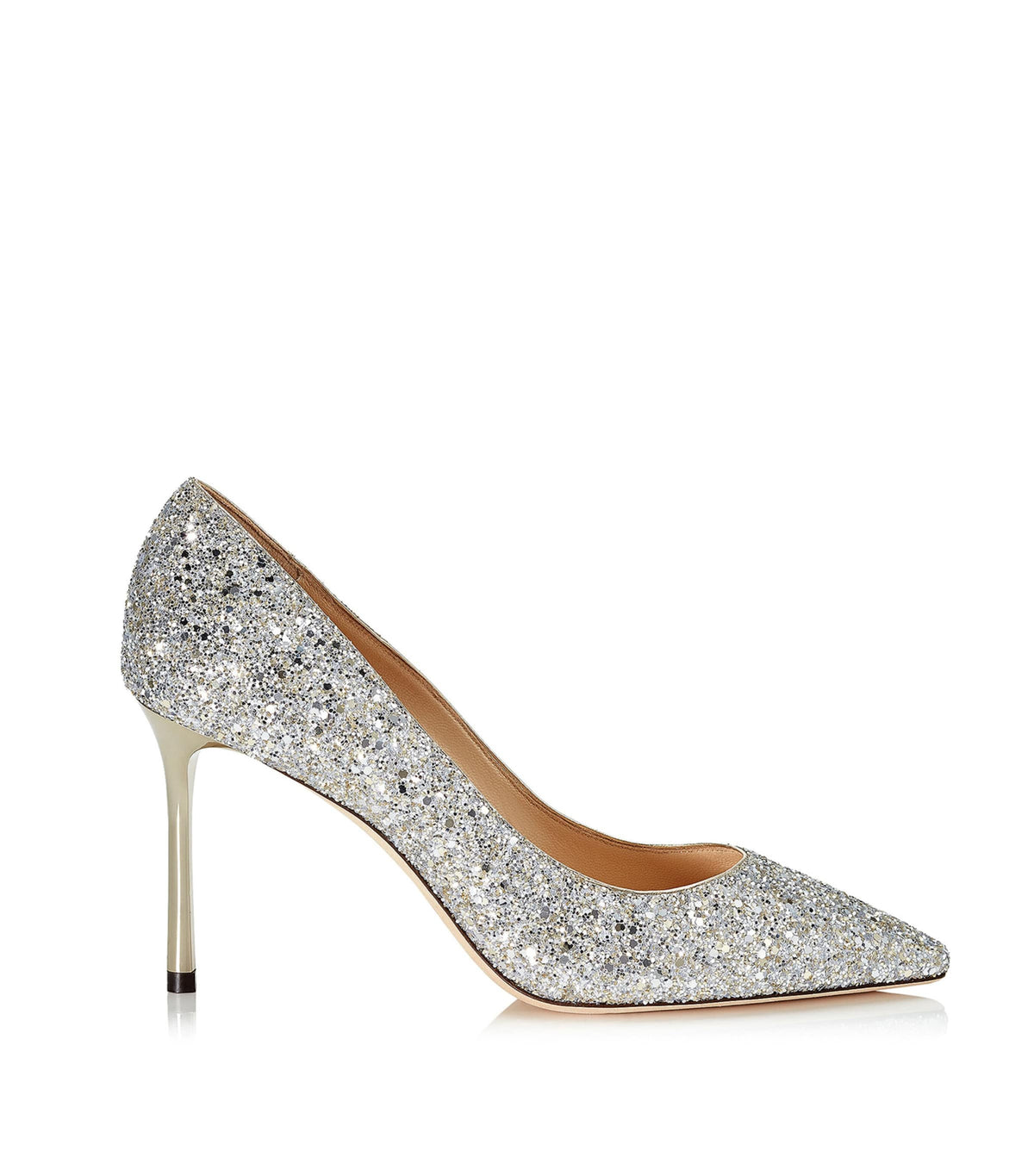 Jimmy Choo Romy 85 Glitter Pumps