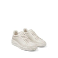 Jimmy Choo Diamond Light Maxi Leather Sneakers - Cream/Beige